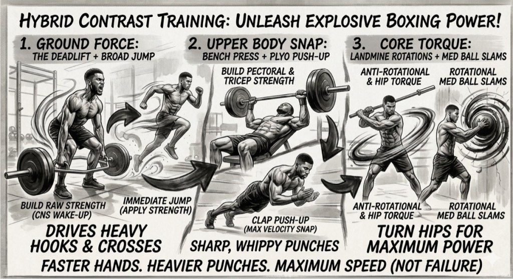 Hybrid contrast training — faster hands, heavier punches, maximum speed