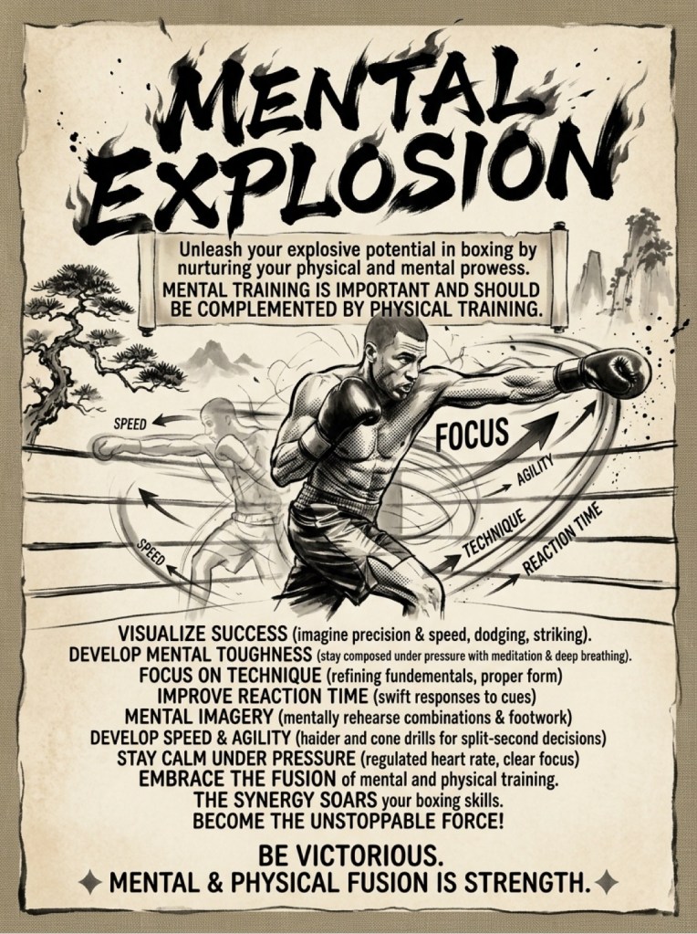Mental explosion — mental and physical fusion is strength