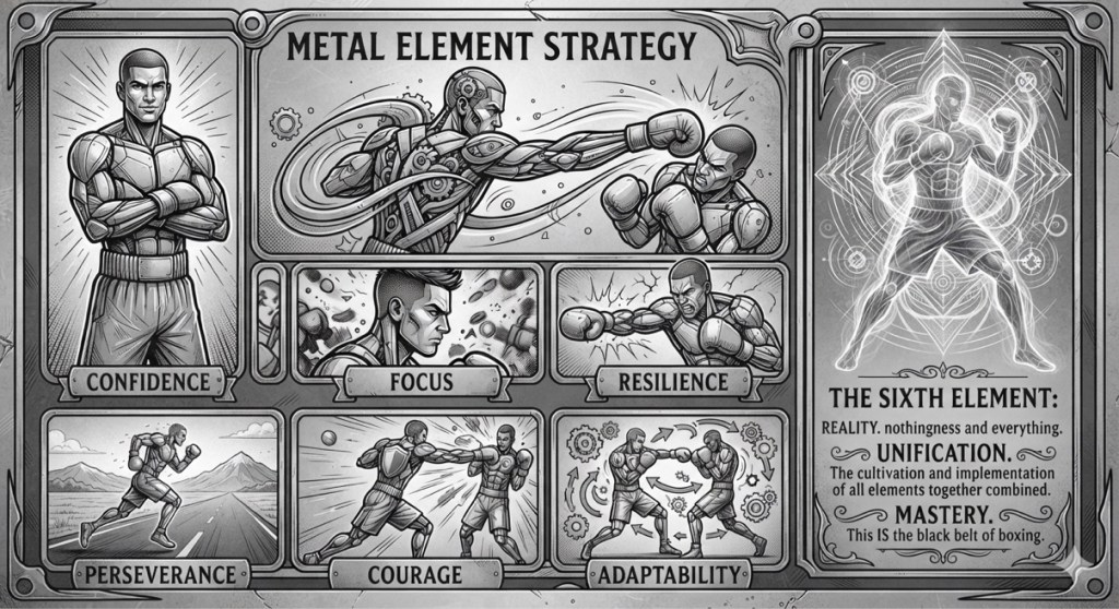 Metal Element Strategy — confidence, focus, resilience, perseverance, courage, adaptability